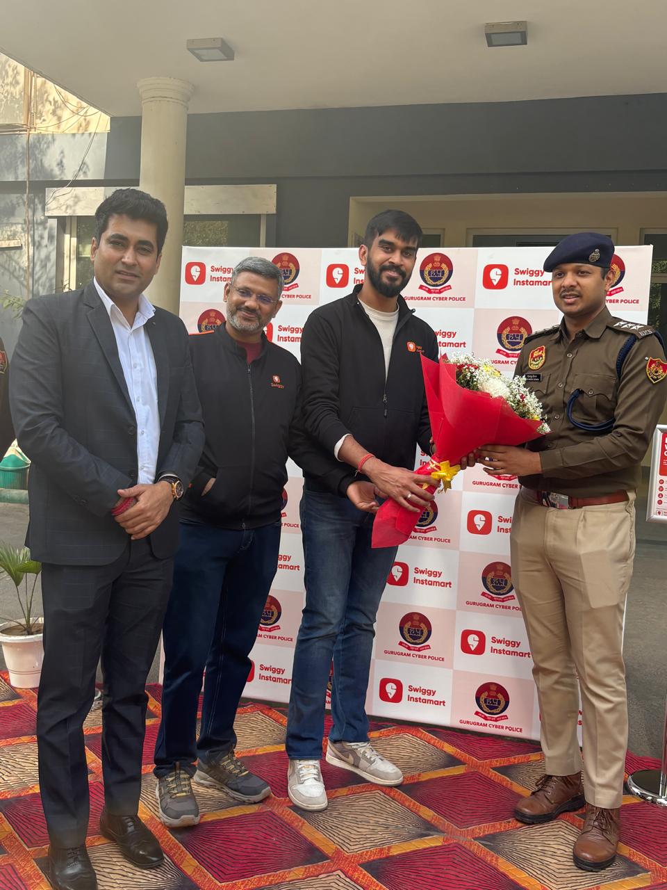 Swiggy Instamart Partners with Gurugram Police to Raise Awareness on Cyber Fraud