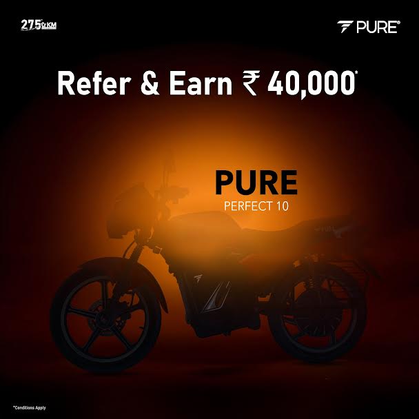 Pure EV Launches ‘Pure Perfect 10’ Referral Program with Exciting Cashback Offer