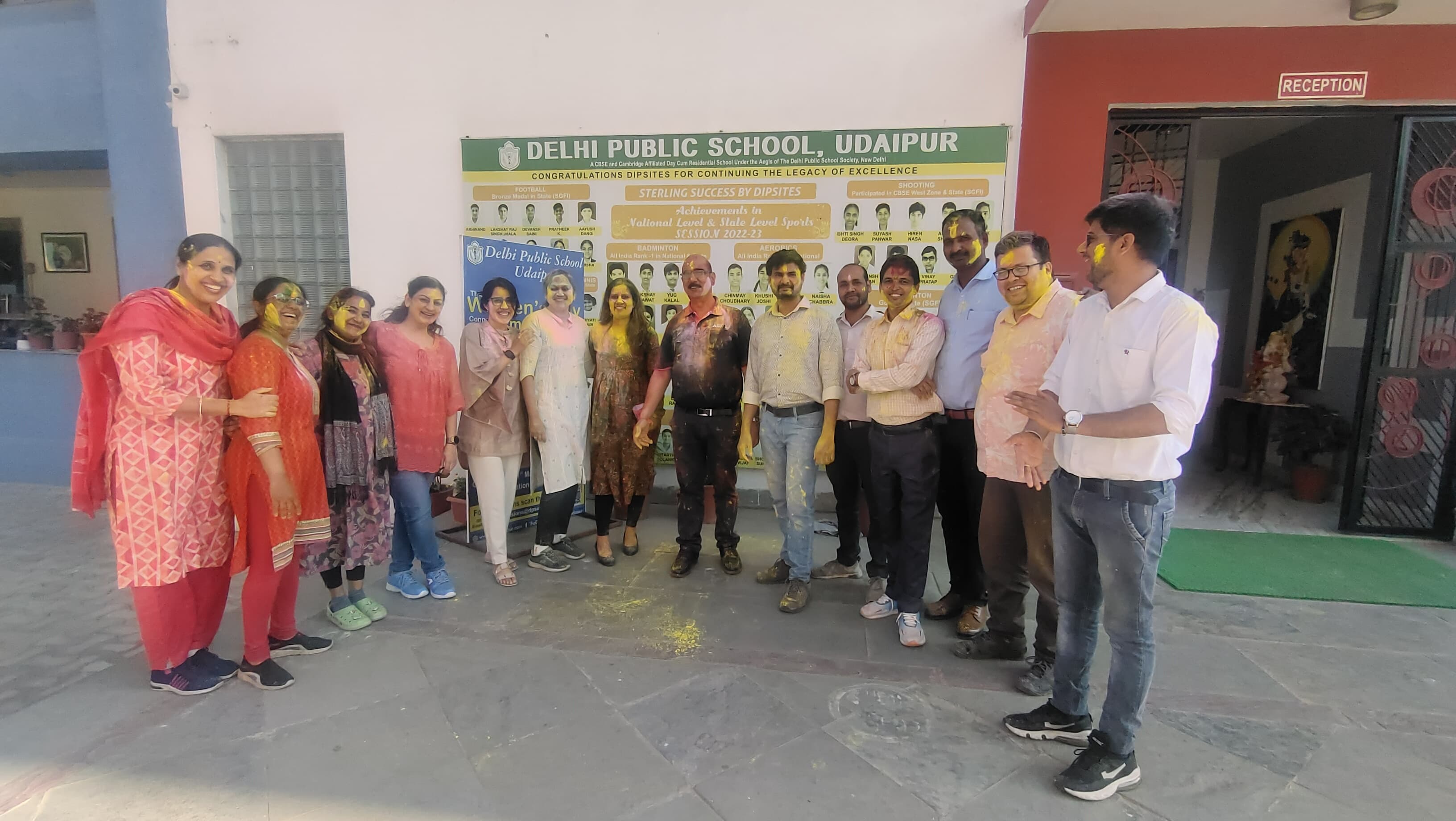 DPS Udaipur Celebrates Joyous Holi Milan Ceremony