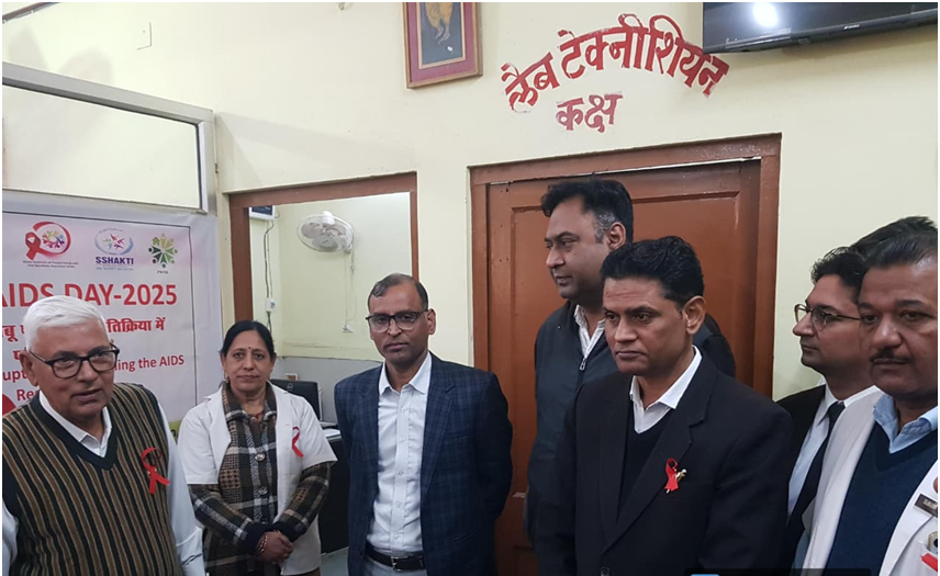विश्व एड्स दिवस पर एडीजे सुथार द्वारा किया गया जागरूकता शिविर का आयोजन