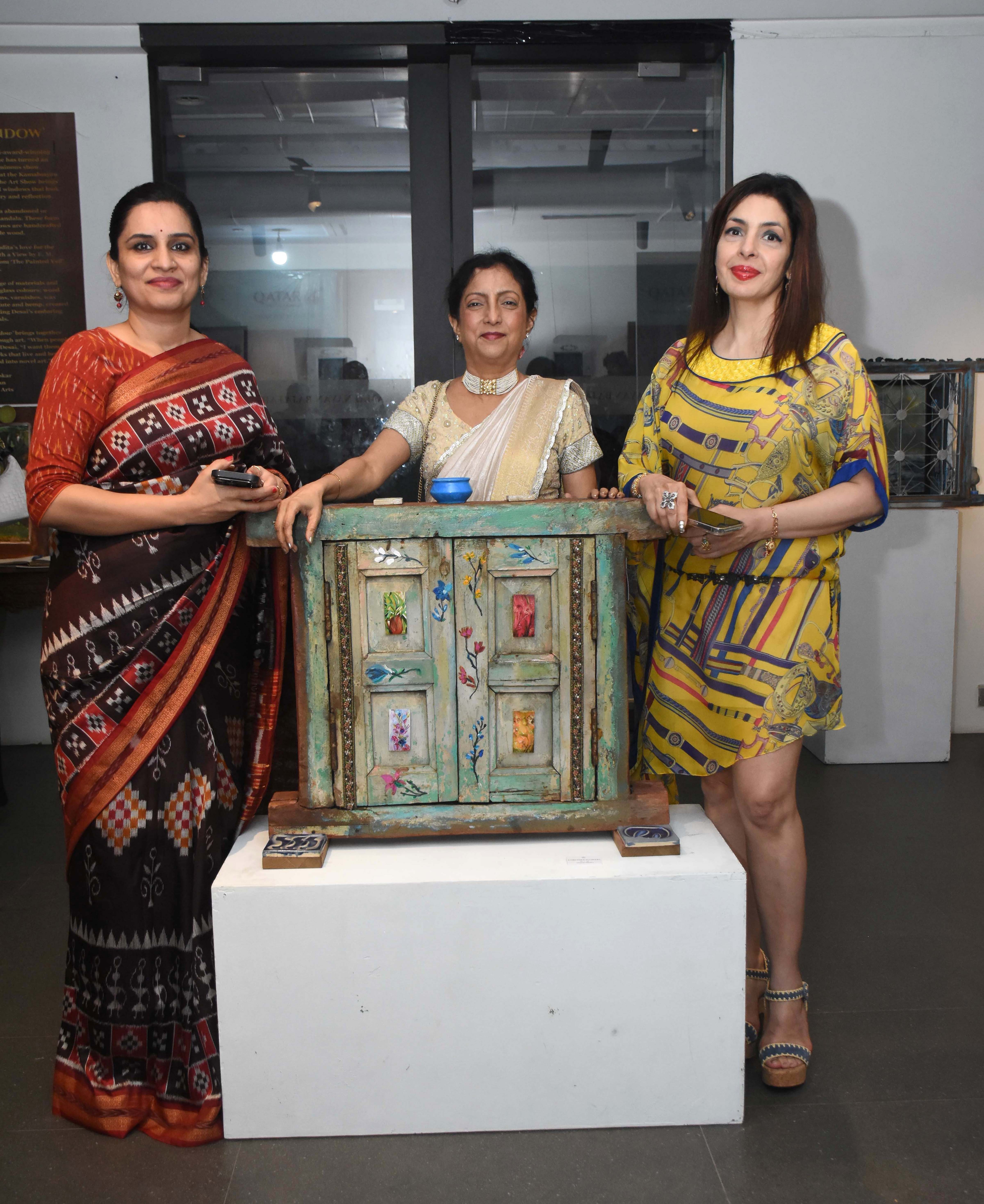  ###Nandita Desai’s show The Painted Window