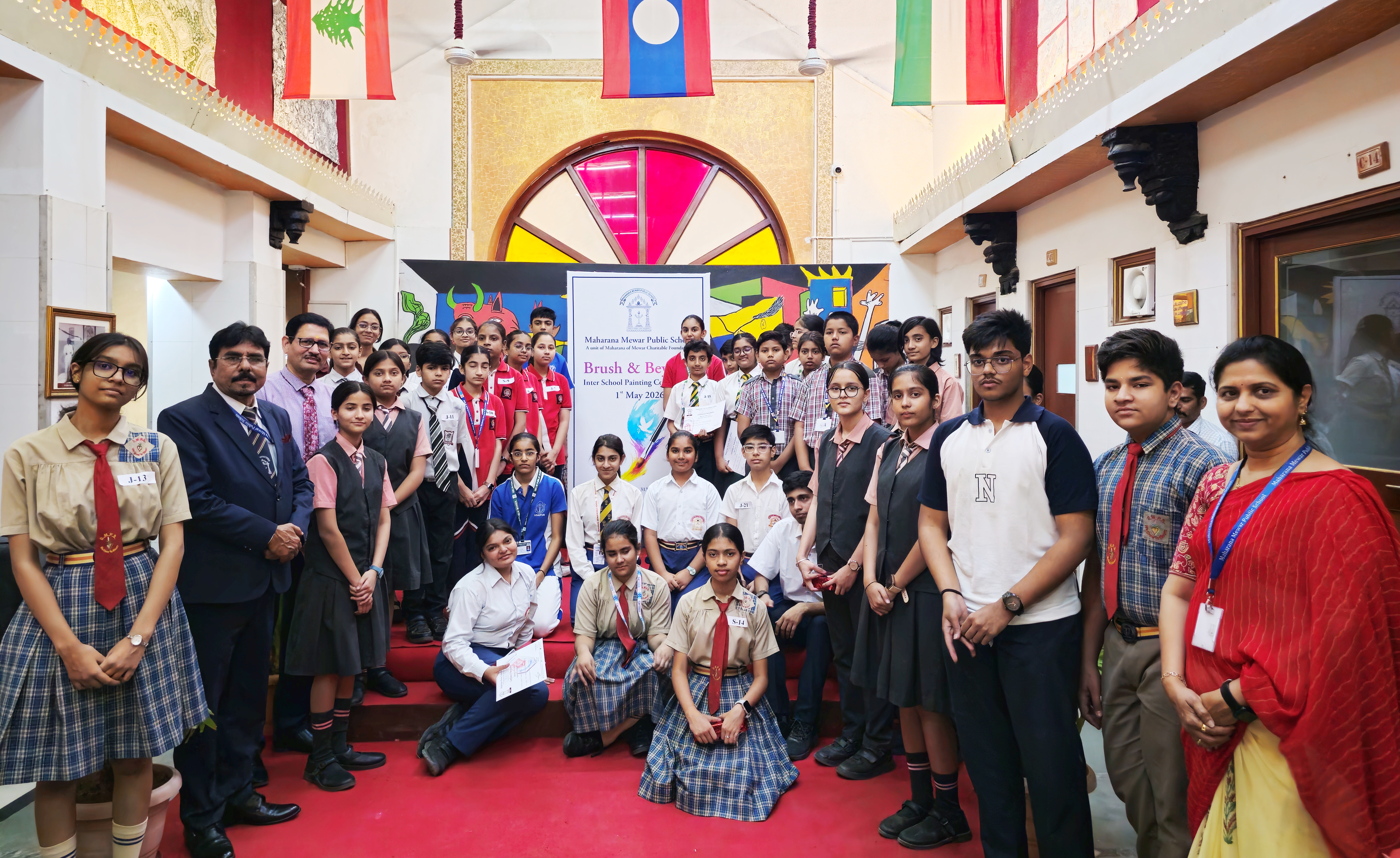 Maharana Mewar Public School Hosts Grand Inter-School Painting Competition