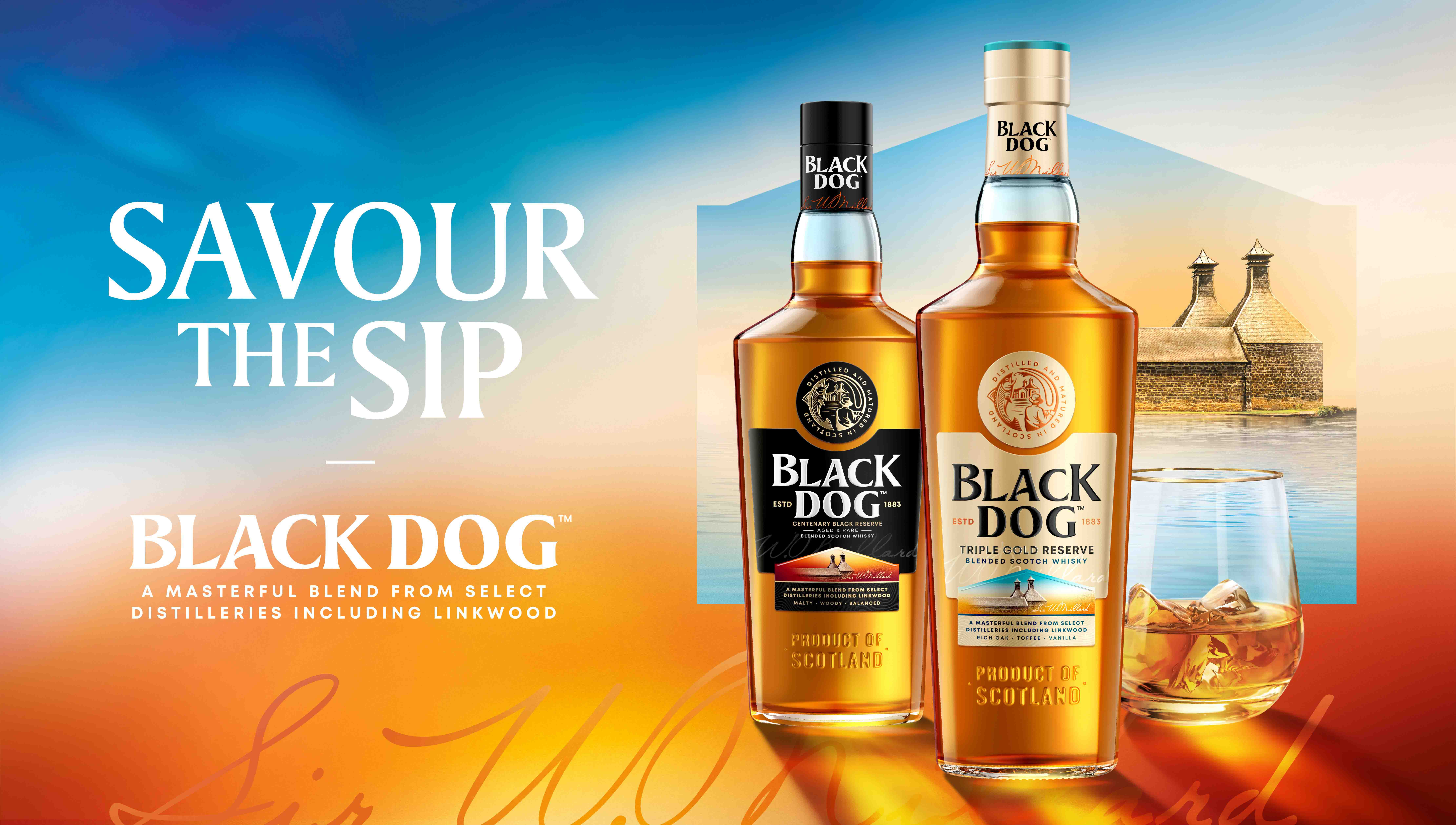 Black Dog Scotch Whisky invites you to ‘Savour the Sip’ with  Refreshed Packaging