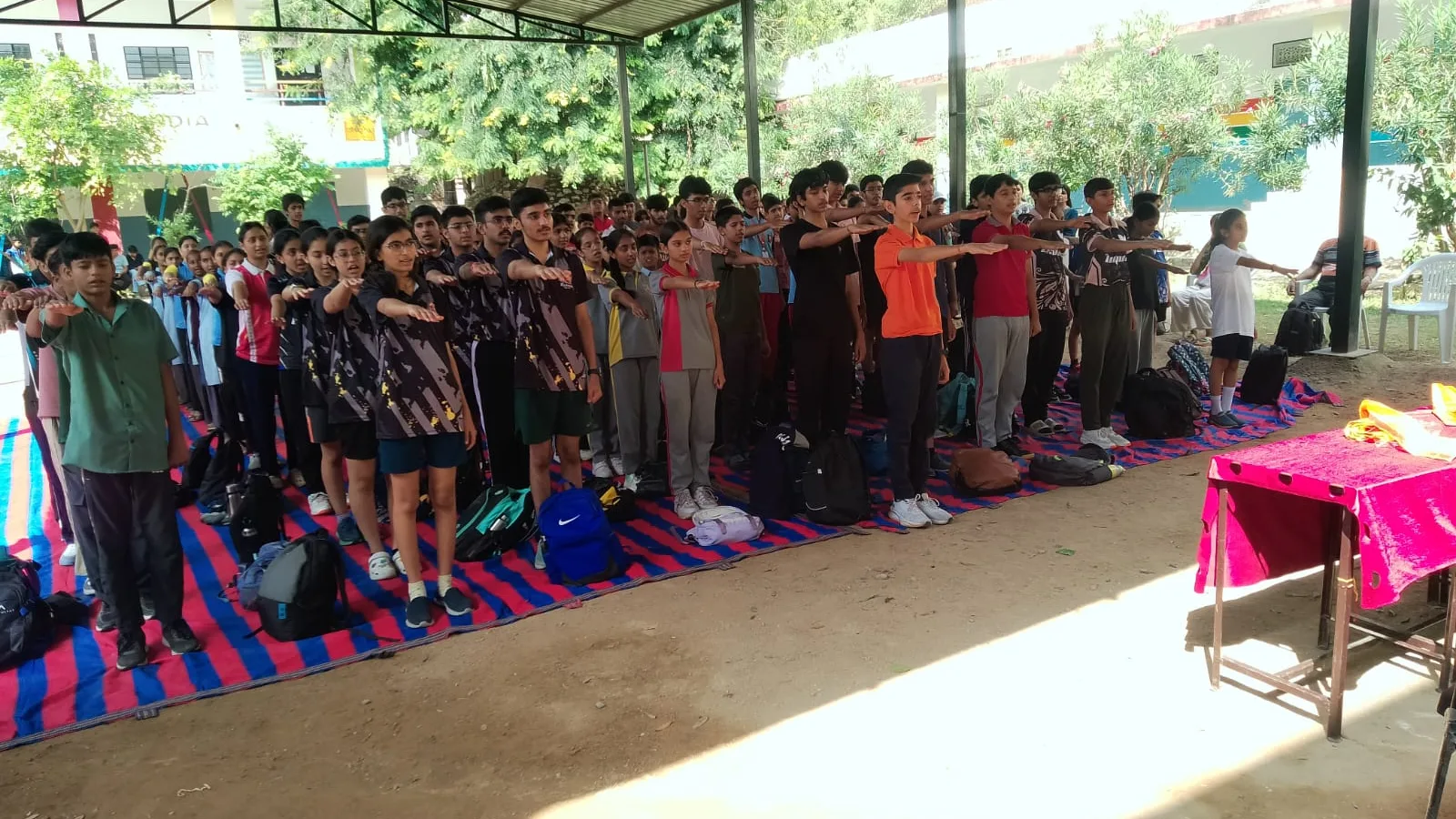 70वीं जिला स्तरीय टेबल टेनिस प्रतियोगिता का शुभारम्भ
