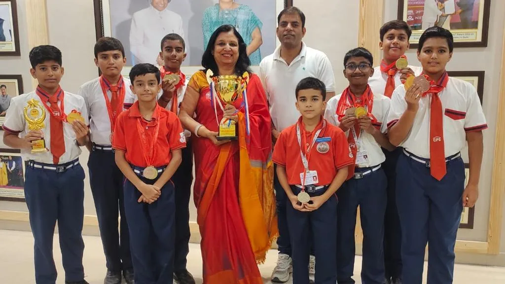 जिला स्तरीय (U-14) तैराकी प्रतियोगिता में सी. पी. एस. विजेता