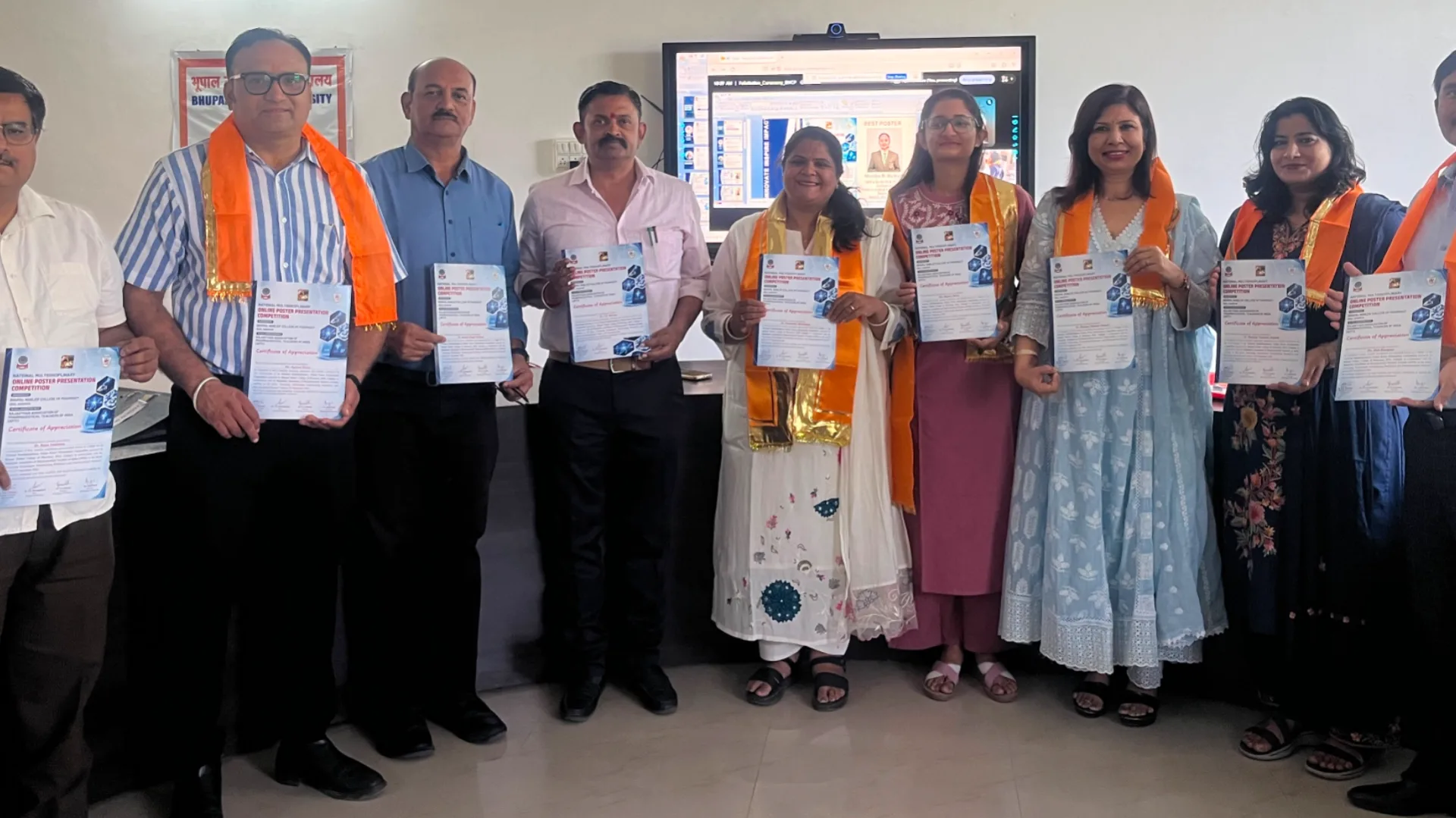 भूपाल नोबल्स में राष्ट्रीय ऑनलाइन पोस्टर प्रतियोगिता सम्पन्न, स्वास्थ्य सेवाओं में एआई की संभावनाओं एवं चुनौतियों पर चर्चा