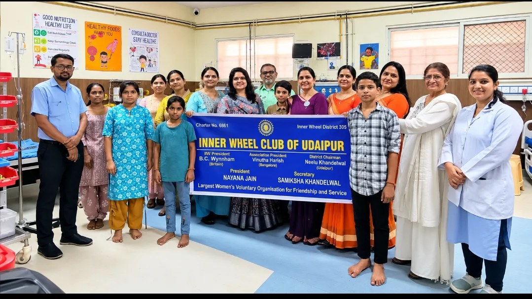 Inner Wheel Club Udaipur Divas Steps Forward to Support Sickle Cell Patients