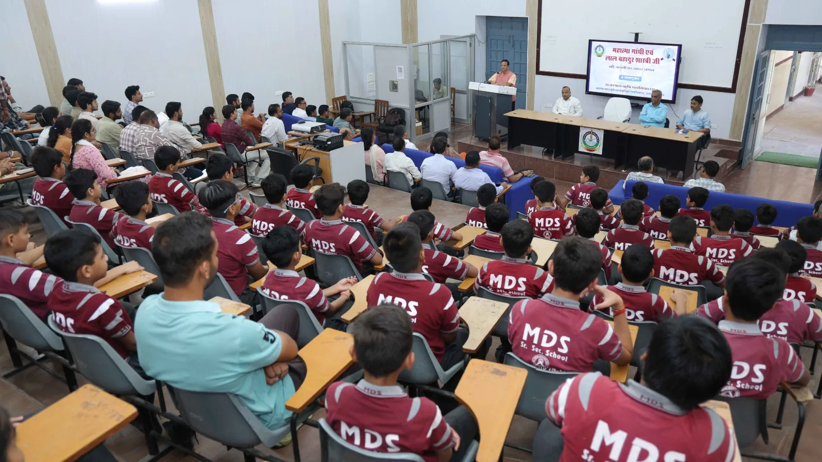 Gandhi Jayanti and International Day of Non-Violence Observed at Rajasthan College of Agriculture