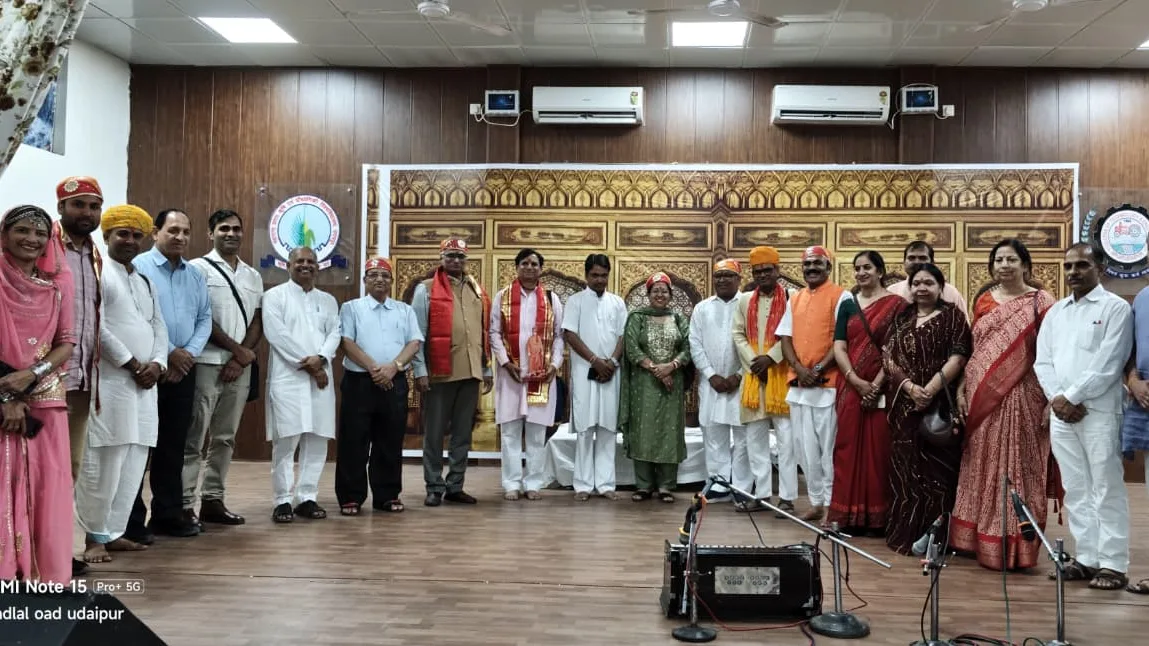 लोकमंथन यात्रा का उदयपुर में भव्य स्वागत