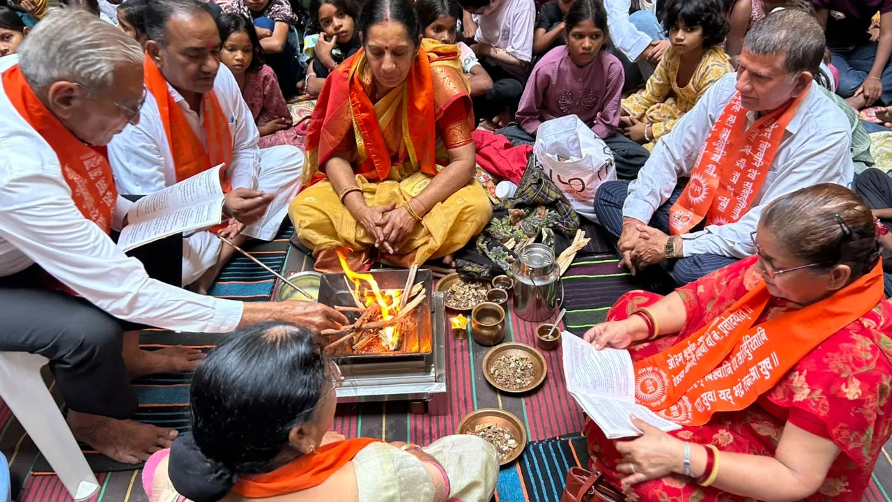 दुर्गाष्टमी पर 542 जनजाति कन्याओं का पूजन, हवन-यज्ञ एवं विभिन्न प्रतियोगिताओं के माध्यम से दिया सामाजिक समरसता का संदेश