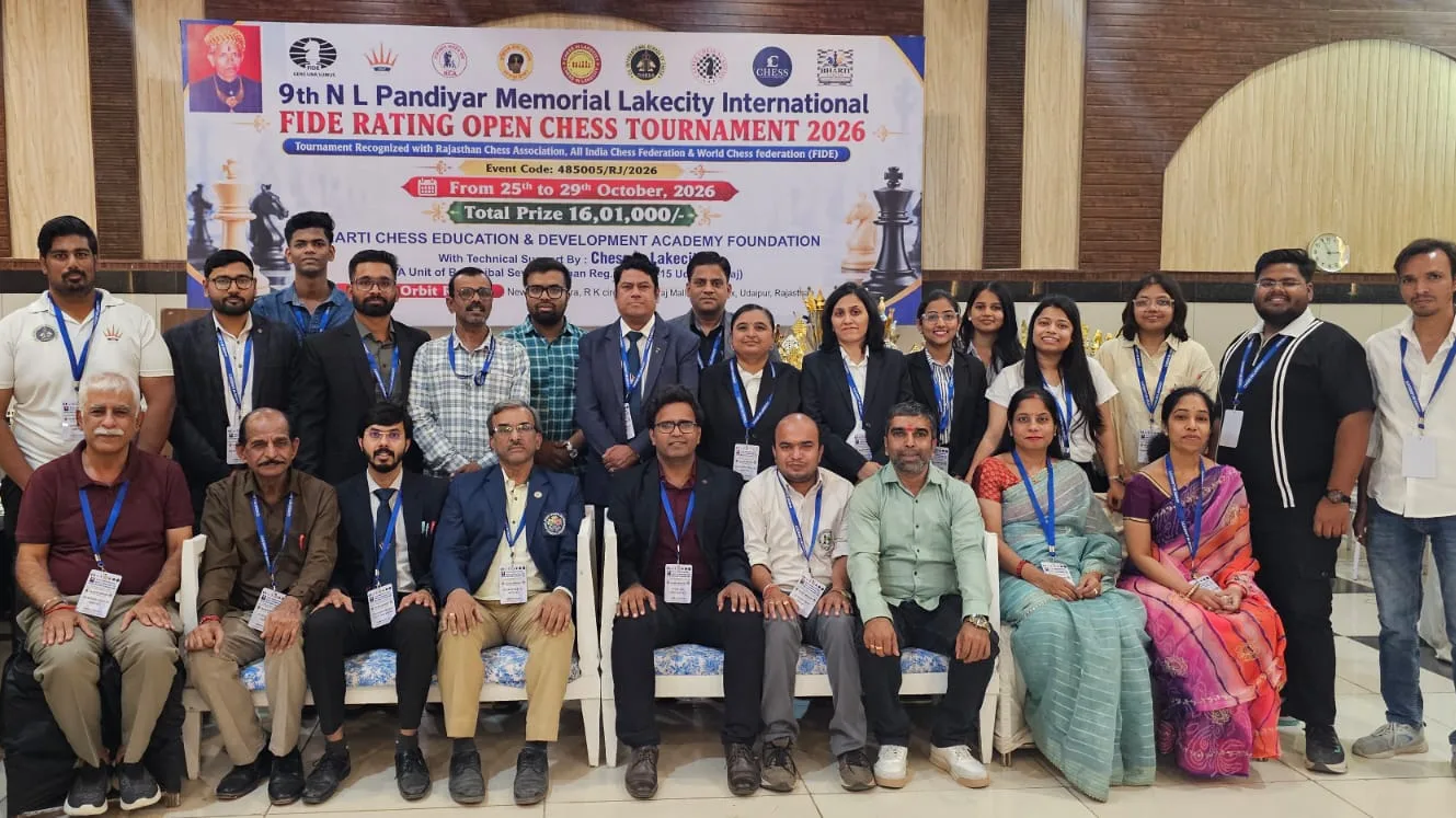 लेकसिटी इंटरनेशनल फिडे रेटिंग ओपन शतरंज टूर्नामेंट में रोमांच चरम पर,