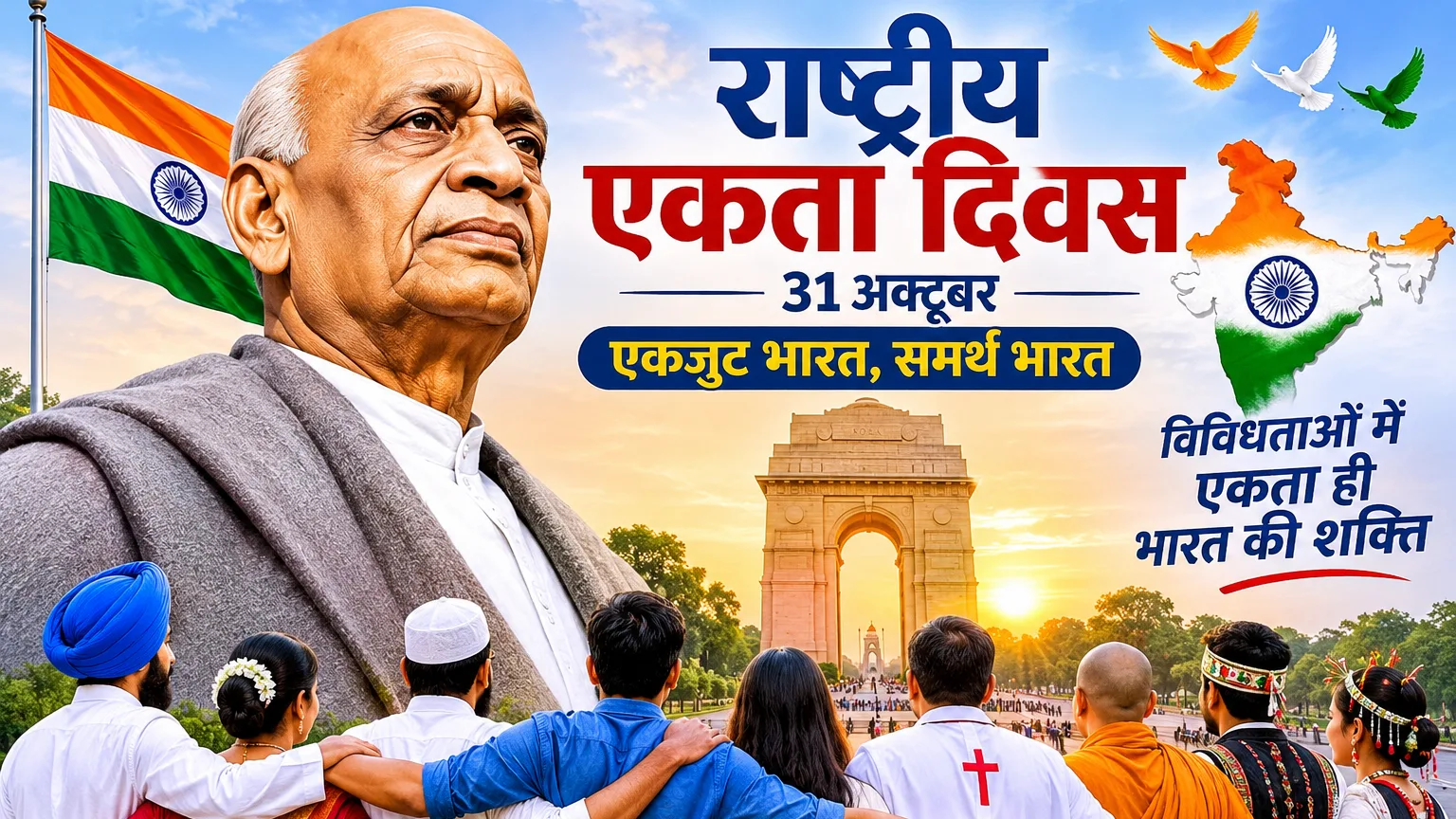 राष्ट्रीय एकता दिवस: विविधताओं में एकता ही भारत की सबसे बड़ी शक्ति