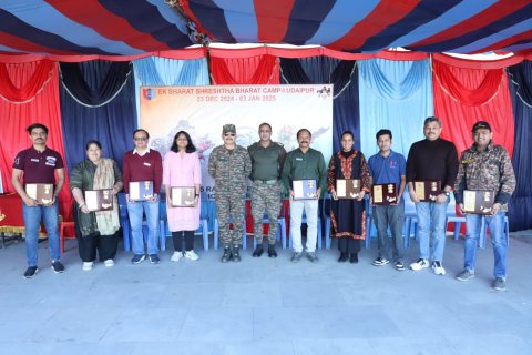 Conclusion of Cadet Training Program at "Ek Bharat Shreshtha Bharat" Camp