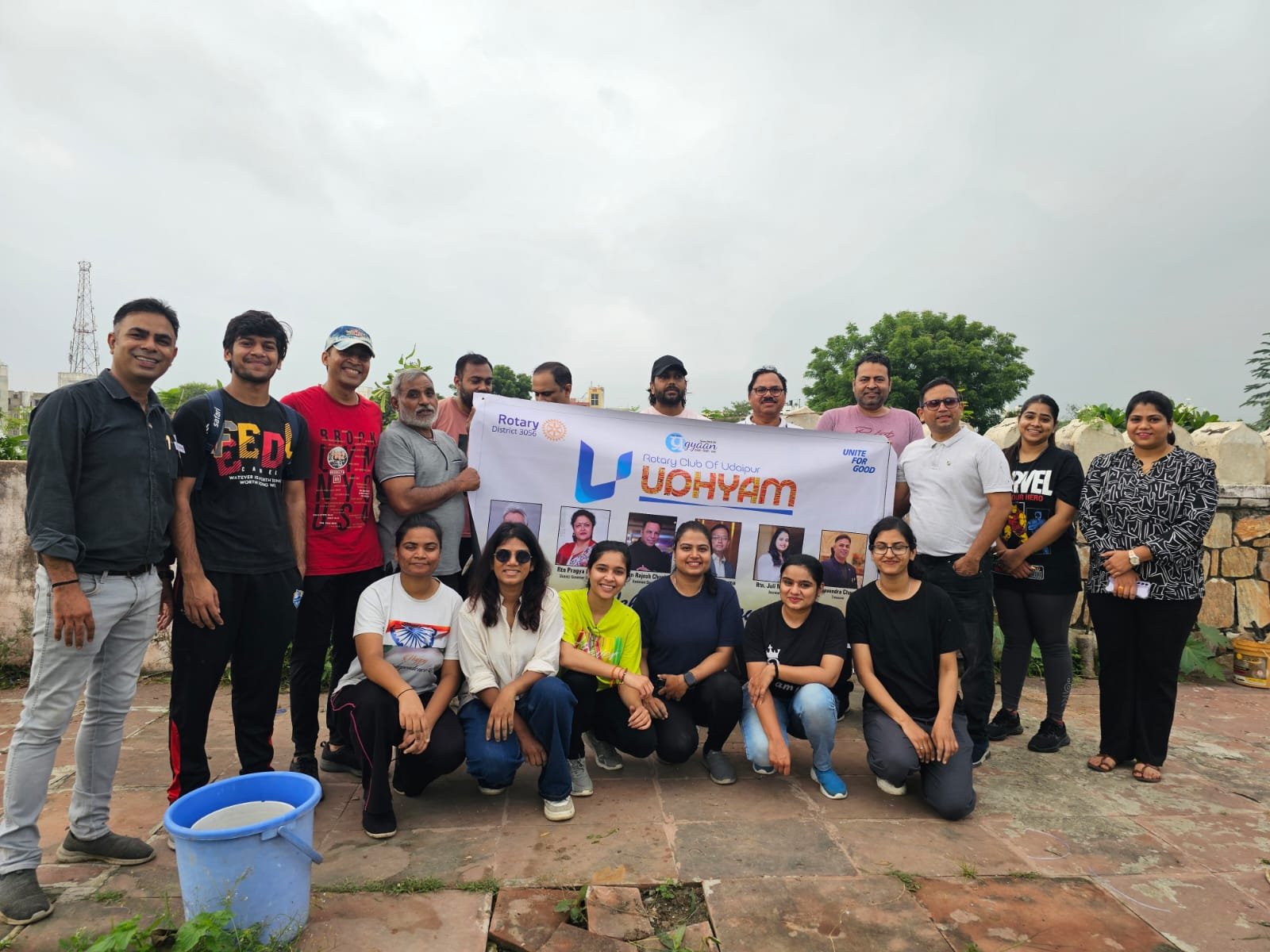 रोटरी क्लब उदयपुर उद्यम द्वारा वृक्षारोपण अभियान-प्लान्ट फॉर द प्लेनेट की शुरुआत