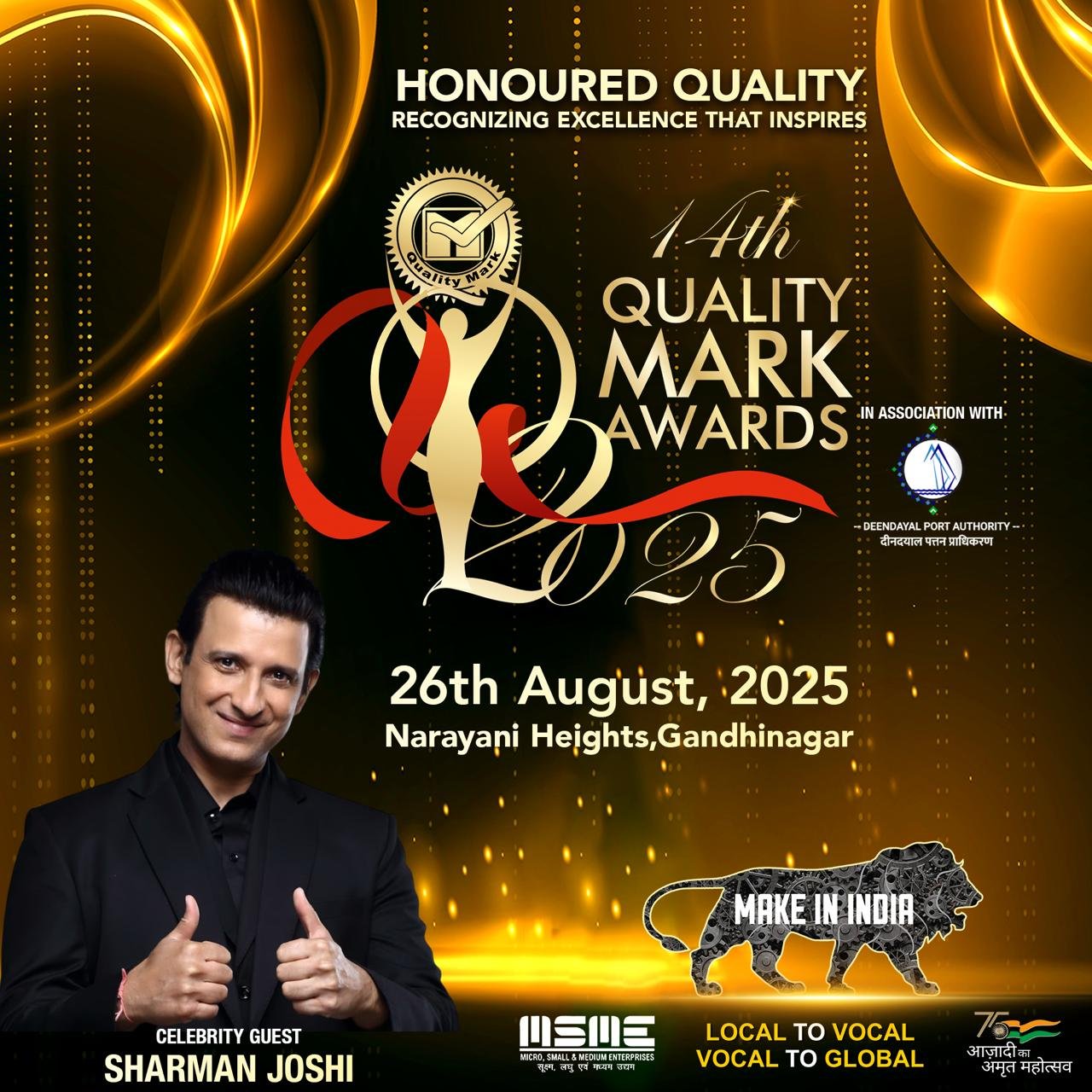 14th Quality Mark Awards to Honour Excellence