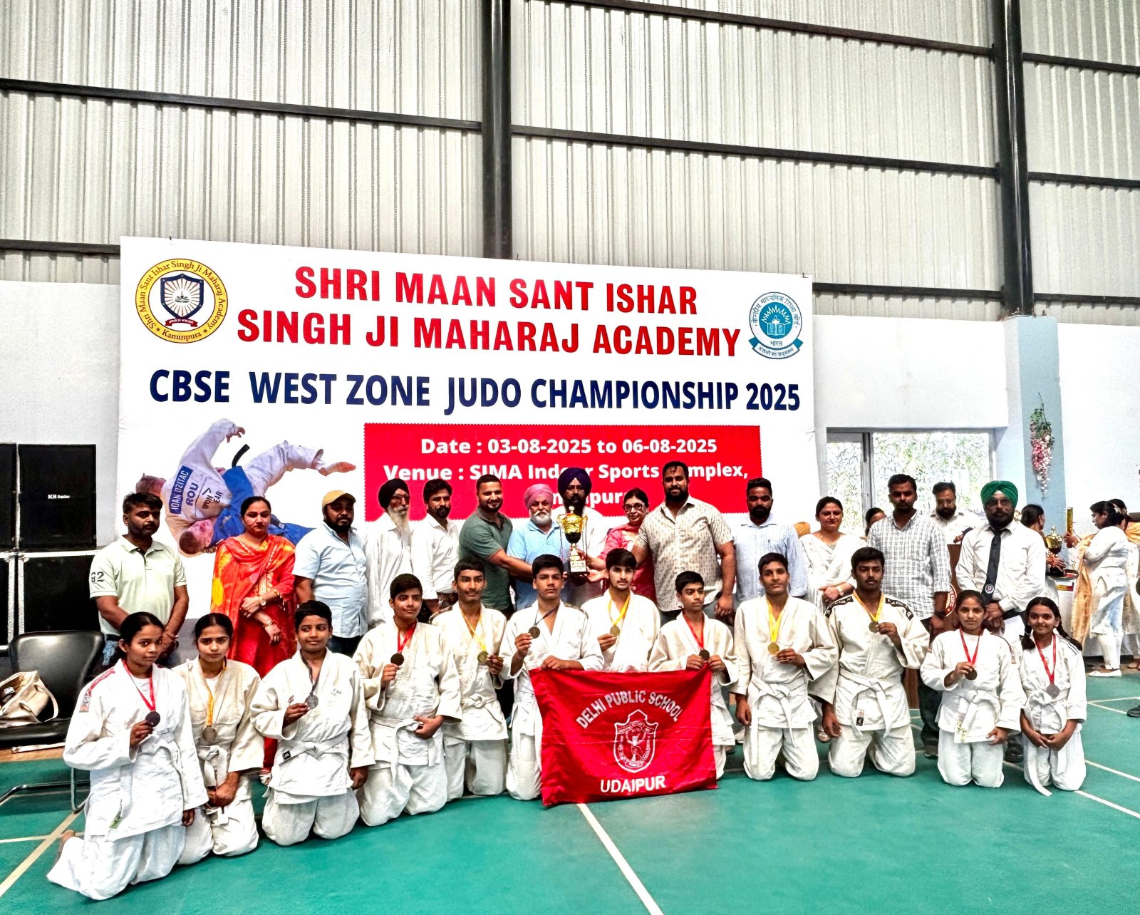 डीपीएस, उदयपुर ने अपने नाम की सीबीएसई जूडो चैंपियनशिप