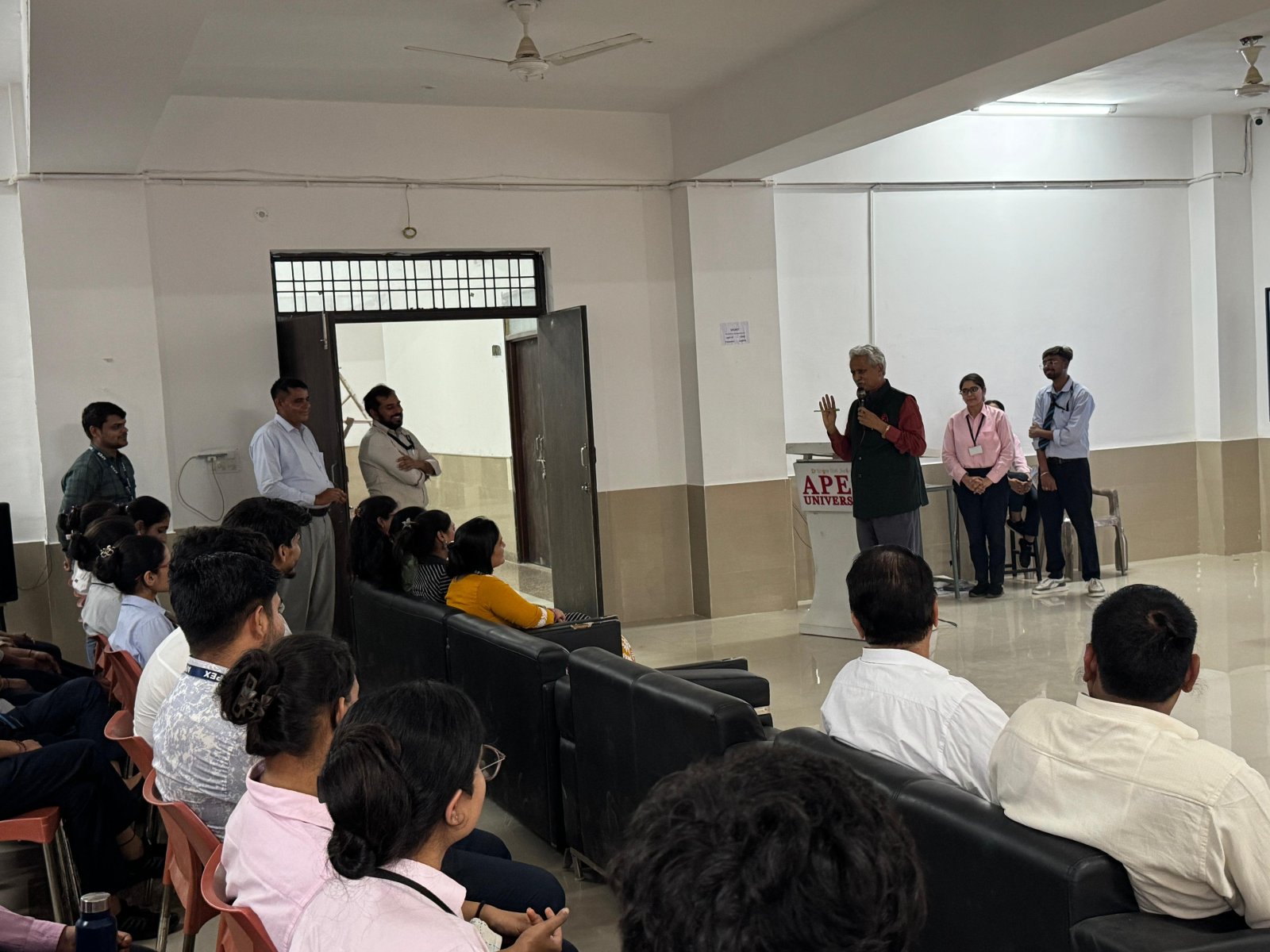 Professor Amerika Singh Addresses Nursing Students at Apex University Highlights Indian Knowledge Traditions and Global Opportunities in Nursing