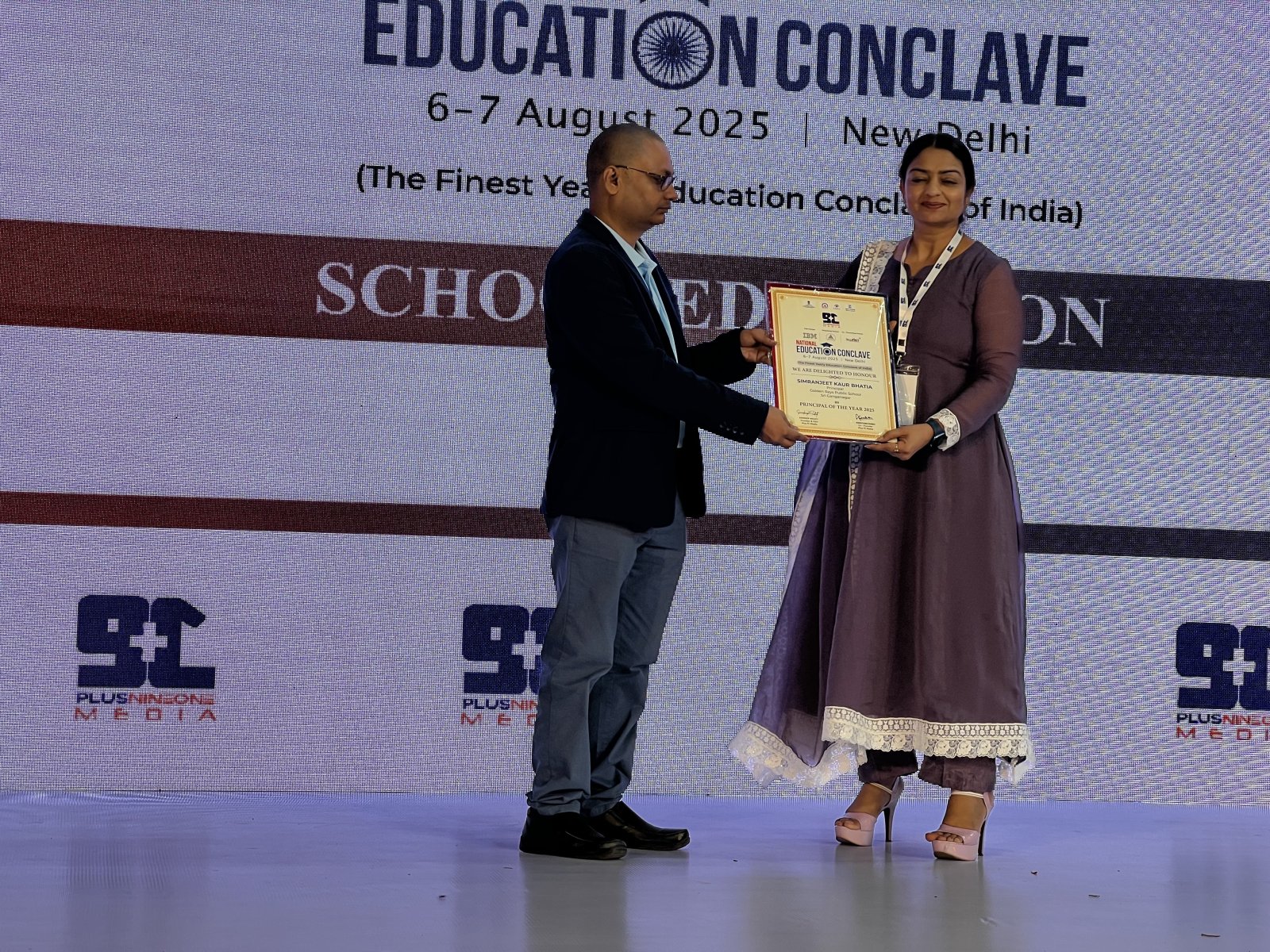  #### Simranjeet Kaur Bhatia Honoured as ‘Principal of the Year 2025