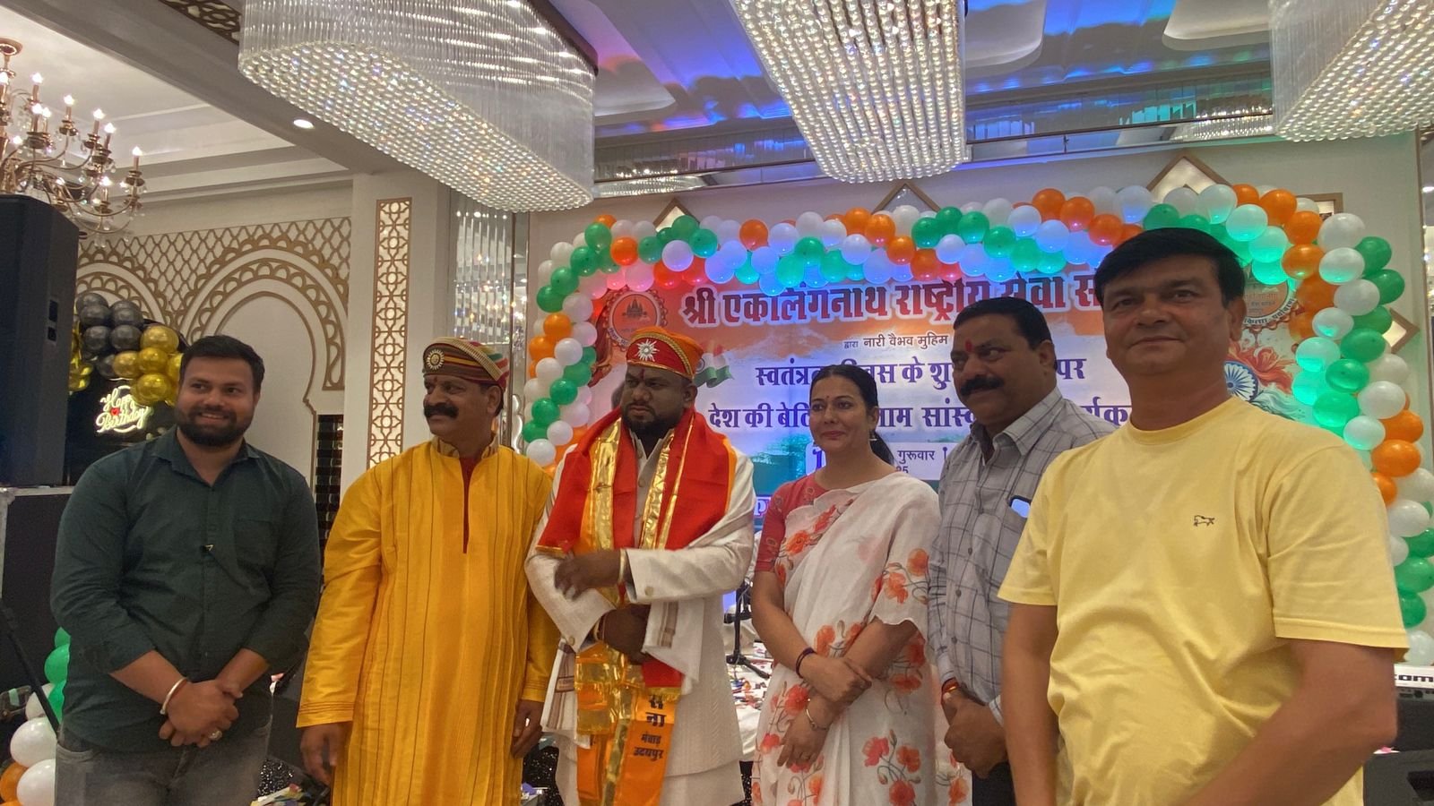 एकलिंग नाथ संगठन के अखंड भारत कार्यक्रम में बहा देशभक्ति का वीररस और बही सांवरिया सेठ के भजनों की बहार 