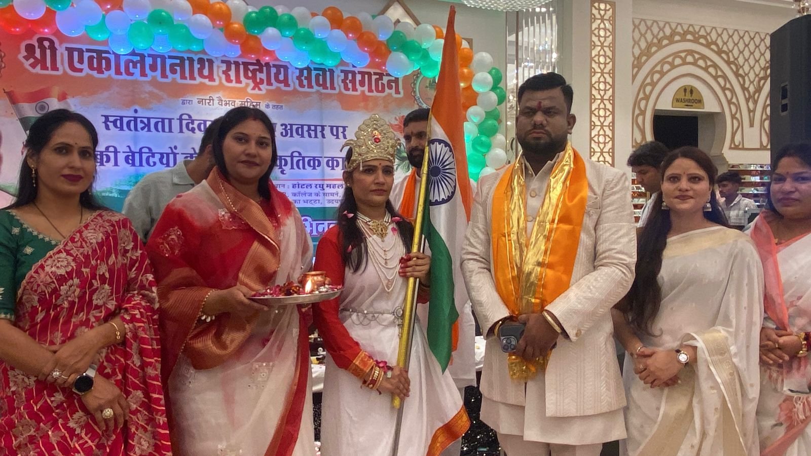 एकलिंग नाथ संगठन के अखंड भारत कार्यक्रम में बहा देशभक्ति का वीररस और बही सांवरिया सेठ के भजनों की बहार