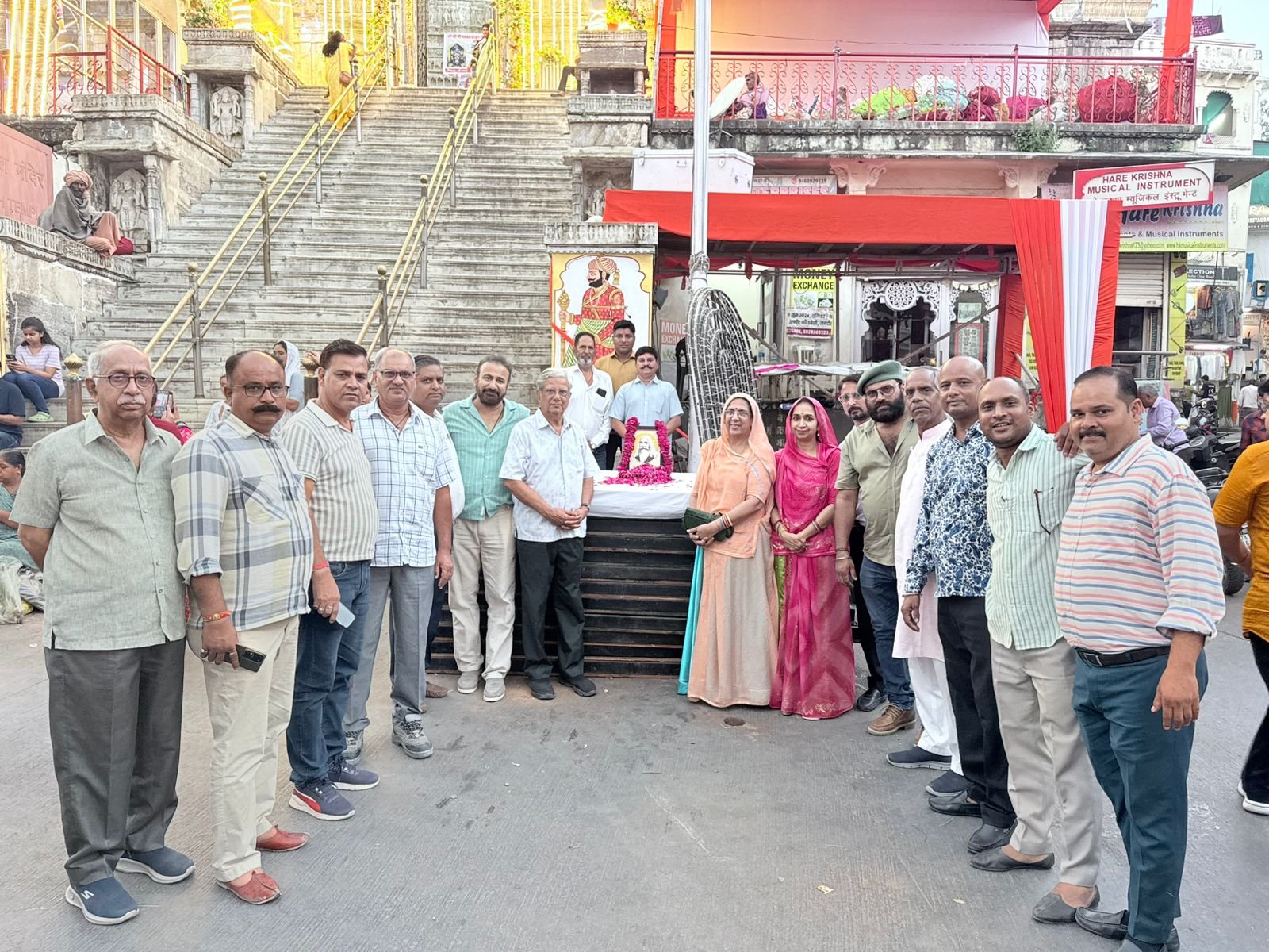 जगदीश चौक पर मनाई गई महान क्रांतिकारी केसरी सिंह बारहट जी की पुण्यतिथि