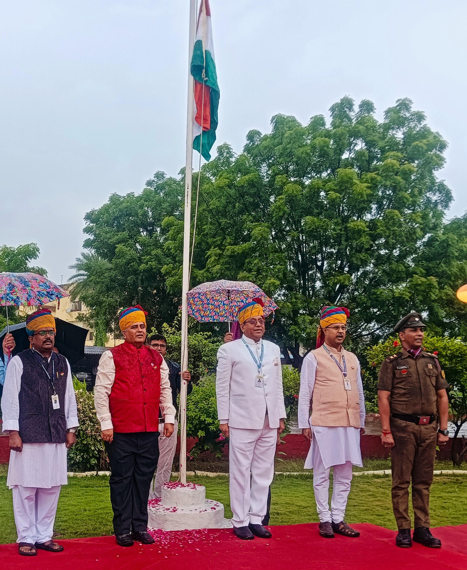 संगम विश्वविद्यालय, भीलवाड़ा में हर्षोल्लास से मनाया गया 79वां स्वतंत्रता दिवस