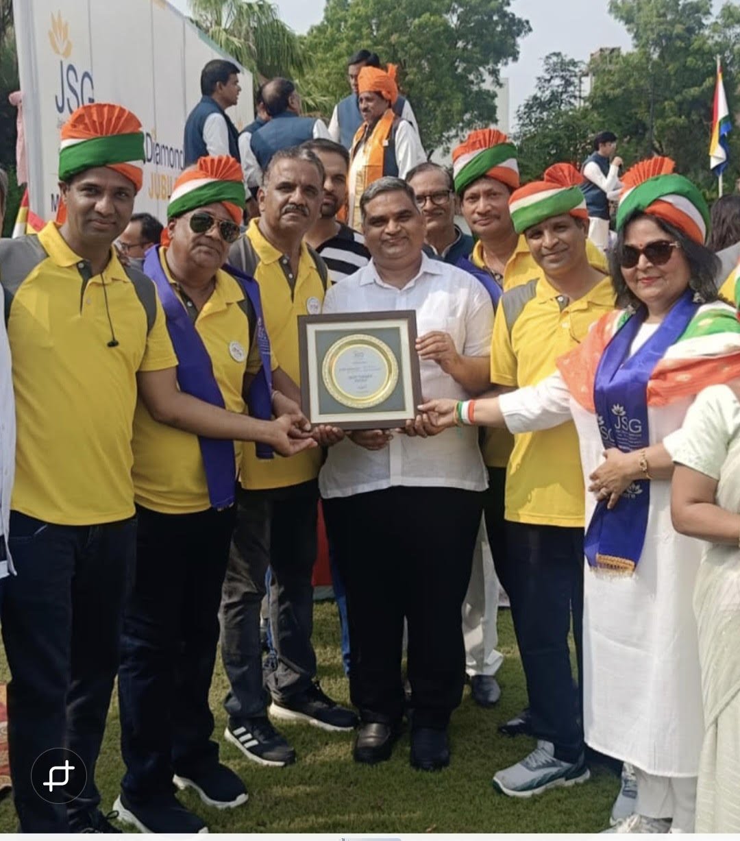 जेएसजी उदयपुर 'कुटुंब' को मिला बेस्ट थीम अवार्ड