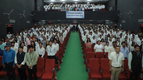 Sangam University Hosts ‘Deeksharambh 2025’ Orientation Program