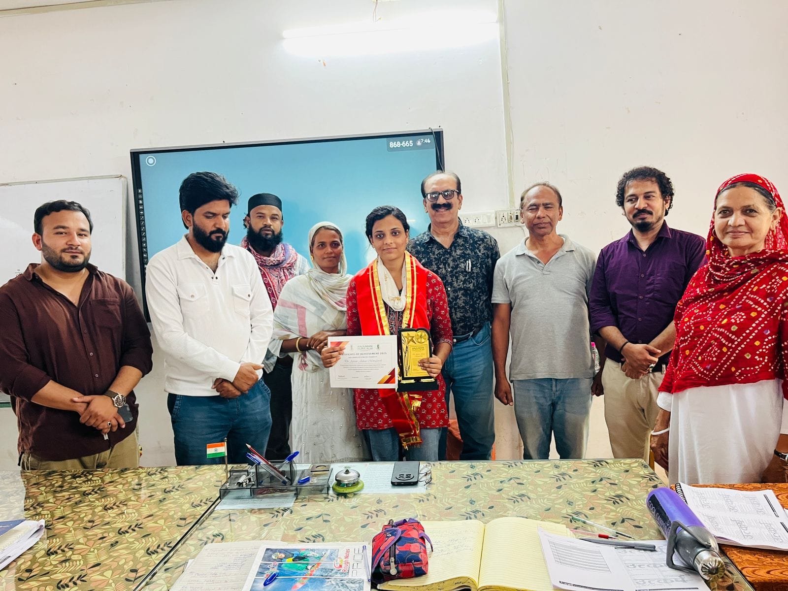 #### Afreen Jahan of Udaipur Achieves MD Selection, Brings Pride to Family and Society