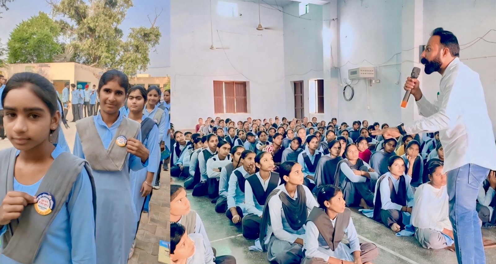 हज़ारों विद्यार्थियों ने पहना नशा मुक्ति सुरक्षा कवच नई सोच से नशा मुक्त श्रीगंगानगर अभियान में जागी आशा