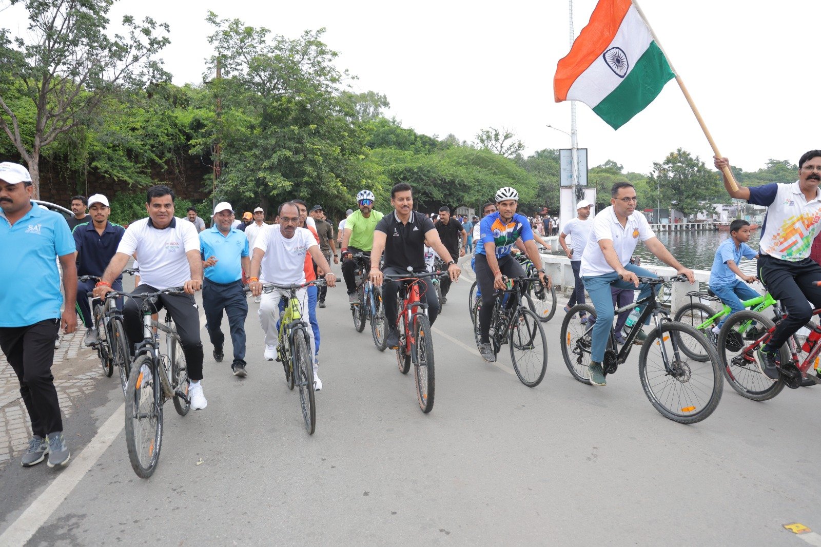 मेवाड़ की धरा से गूंजा फिट इंडिया का संदेश