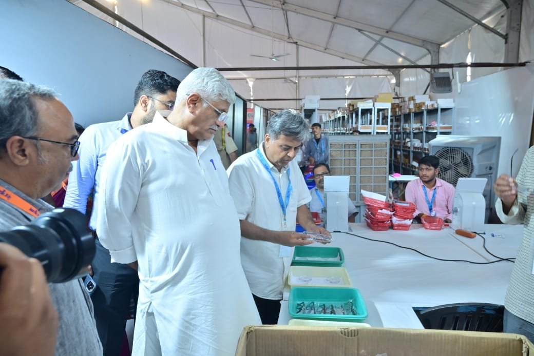 केंद्रीय संस्कृति एवं पर्यटन मंत्री का जैसलमेर दौरा