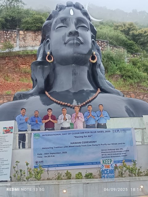 गोकाष्ठ से हवन का आयोजन कर प्रदूषण नियंत्रण मंडल ने दिया पर्यावरण और संस्कृति संरक्षण का संदेश