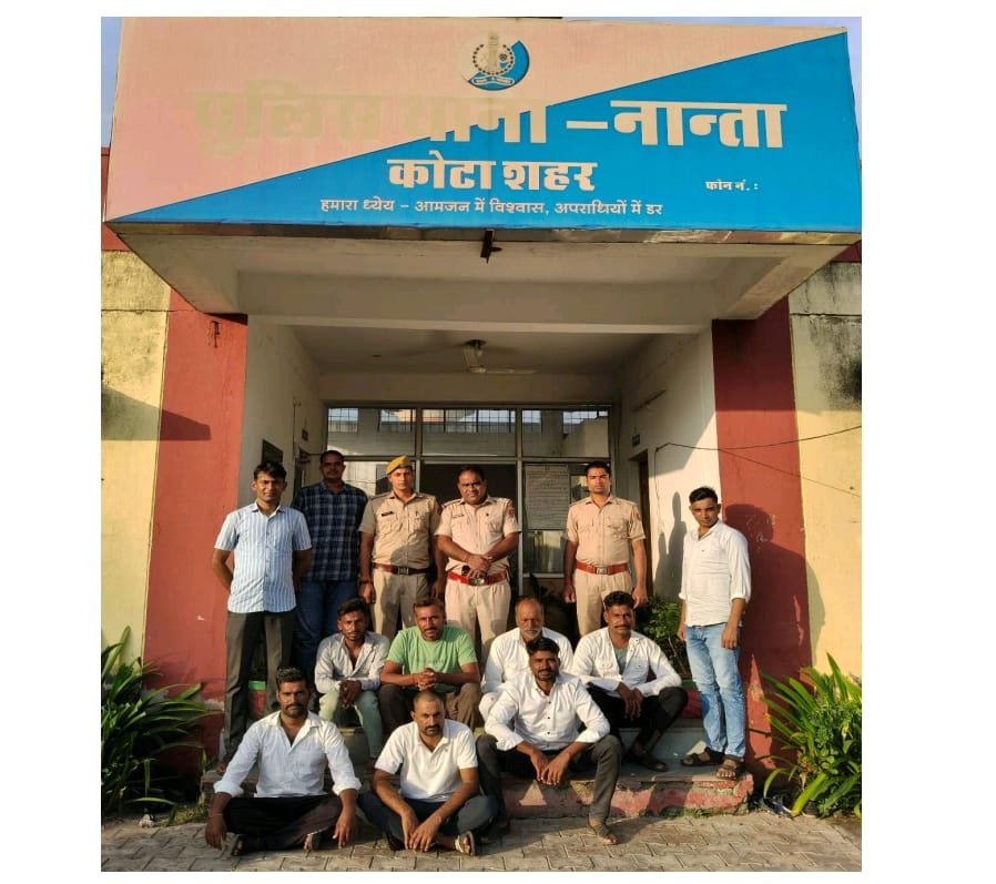 बड़ी कार्यवाही, राज कार्य और पुलिस पर हमला करने वाले सातों आरोपी गिरफ्तार