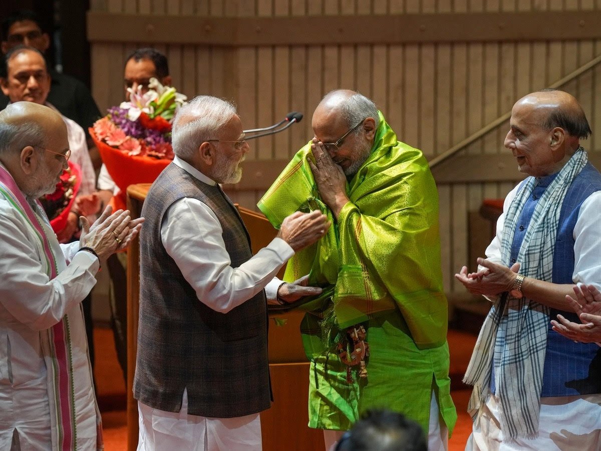 ####C.P. Radhakrishnan Elected as India’s New Vice President
