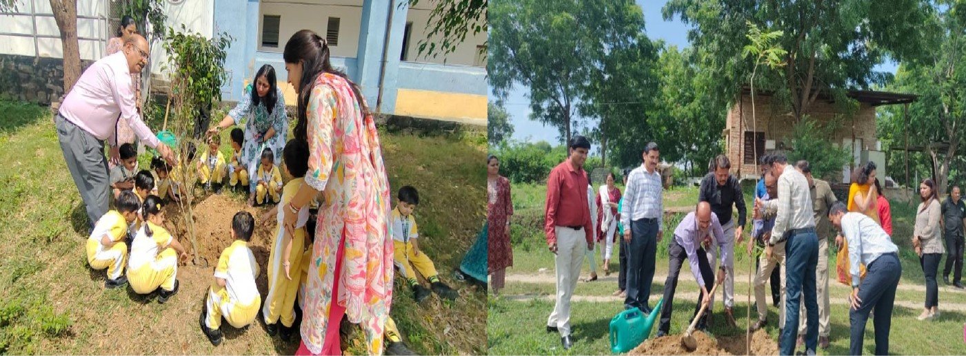दिल्ली पब्लिक स्कूल, उदयपुर के प्रांगण में हुआ वृक्षारोपण का आयोजन