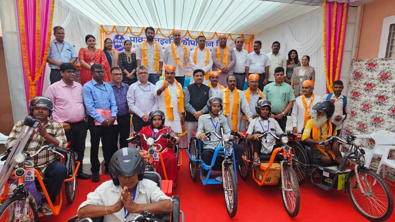 Motorized Tricycles Distributed to 70 Differently-Abled Individuals on PM Modi’s 75th Birthday