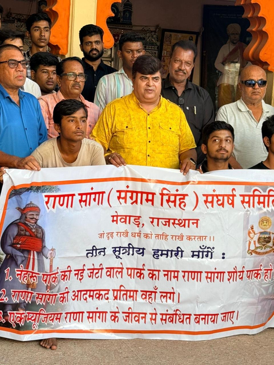 राणा सांगा संघर्ष समिति ने हस्ताक्षर अभियान को दी गति, 5000 से अधिक हस्ताक्षर जुटाए