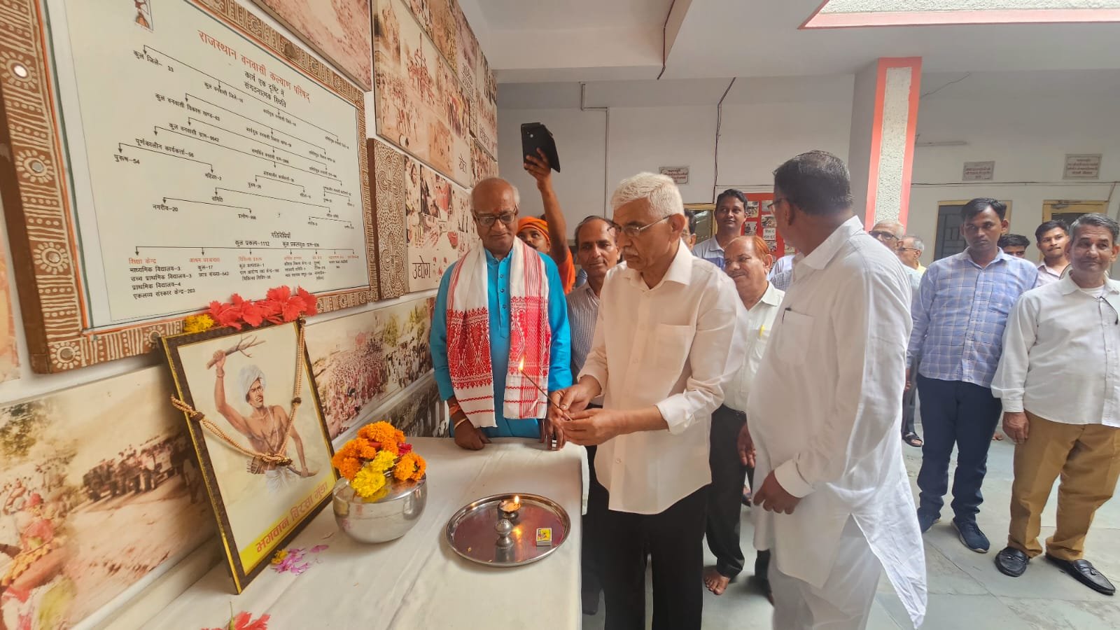 #### Sacred Soil from Birthplace of Birsa Munda Reaches Rajasthan