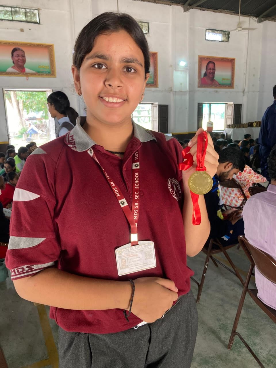 ताइक्वांडो प्रतियोगिता में आराध्या सेन ने गोल्ड मेडल जीत कर दर्ज की उपलब्धि