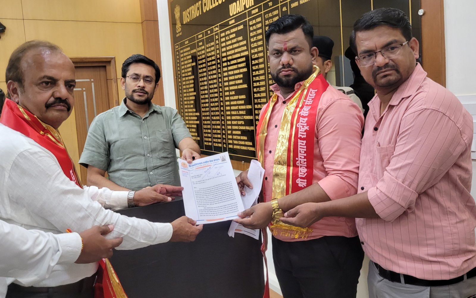 Eklingnath Rashtriya Seva Sangathan Protests Against Vulgarity in Udaipur Garba Programs