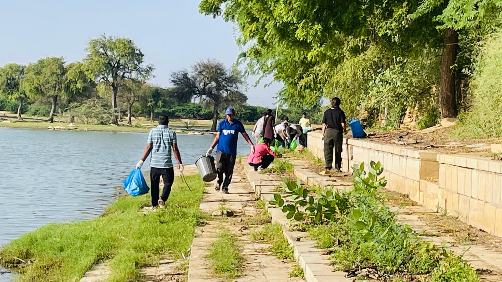 स्वच्छता ही सेवा अभियान-2025 गड़ीसर झील पर आयोजित हुआ श्रमदान कार्यक्रम