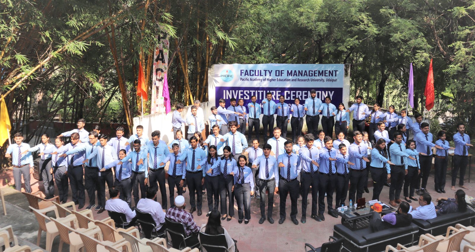 पेसिफिक विश्वविद्यालय के एमबीए कॉलेज द्वारा अलंकरण समारोह का आयोजन