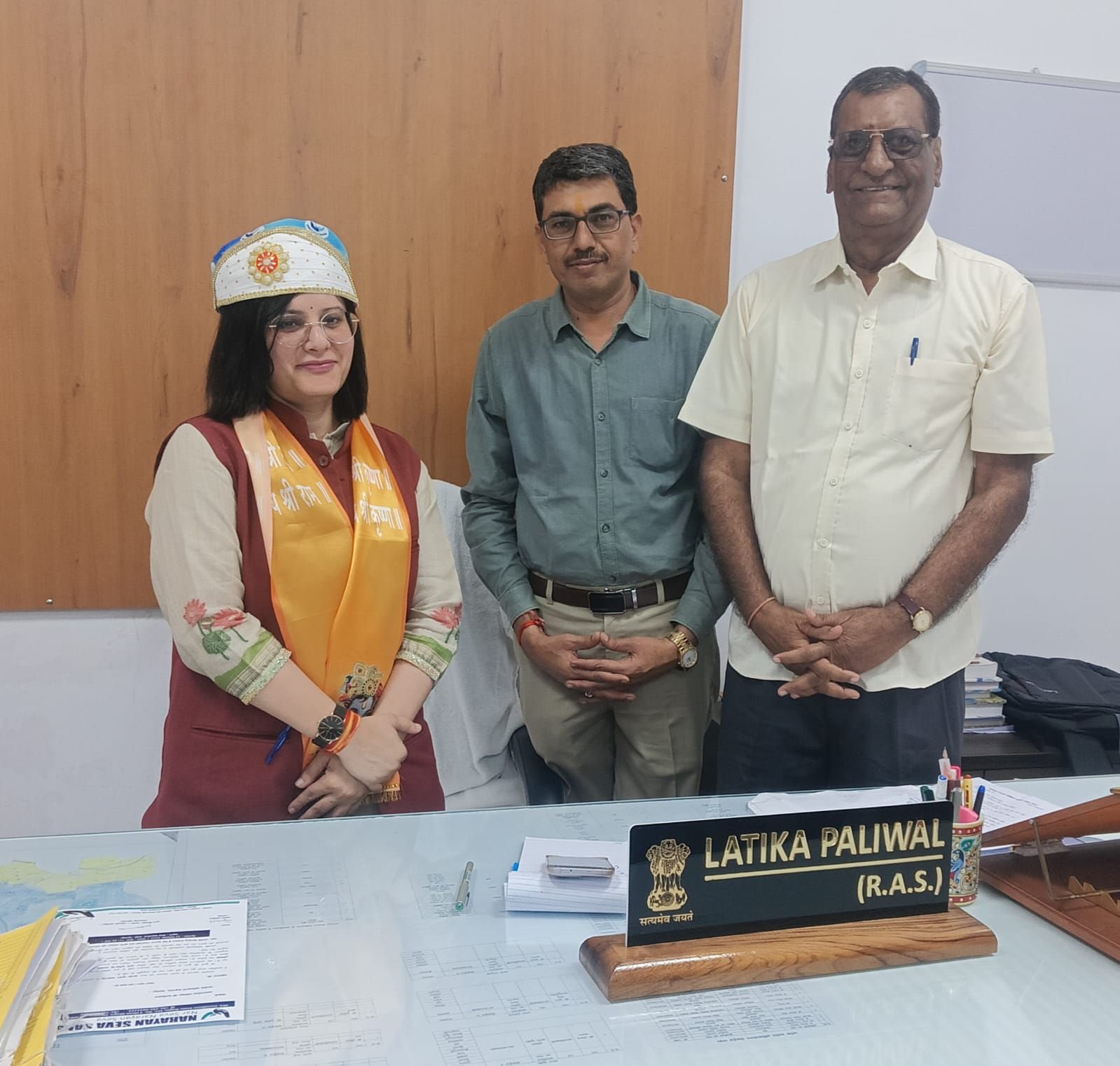 ####Narayan Seva Sansthan Delegation Meets Newly Appointed SDM of Badgaon