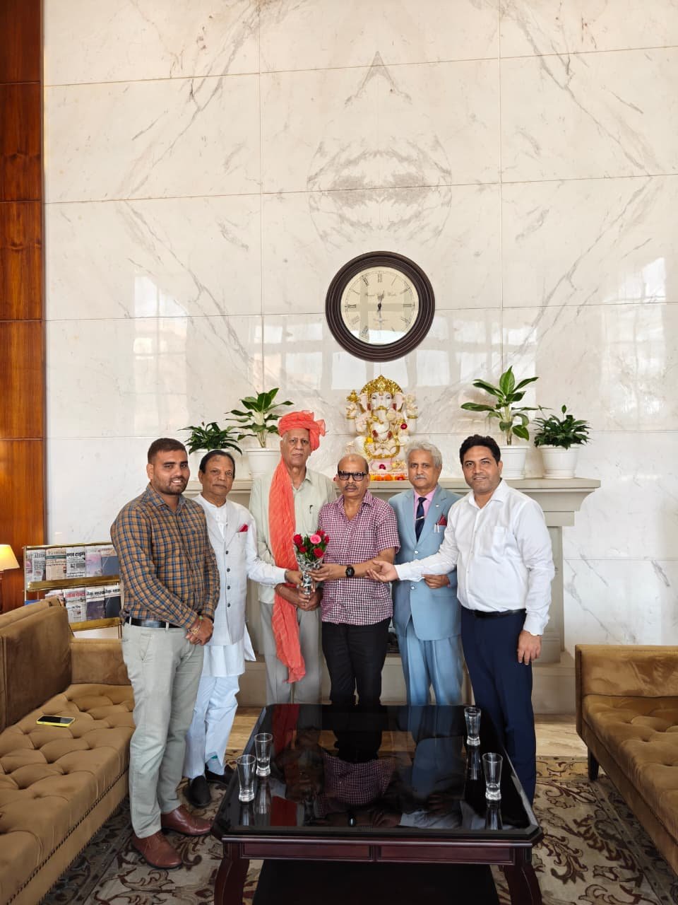 ####Courtesy Meeting Between Prof. Amarika Singh and Prof. Ratanlal Godara