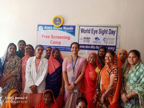 ### Eye Camp Organized by Alakh Nayan Mandir Eye Institute
