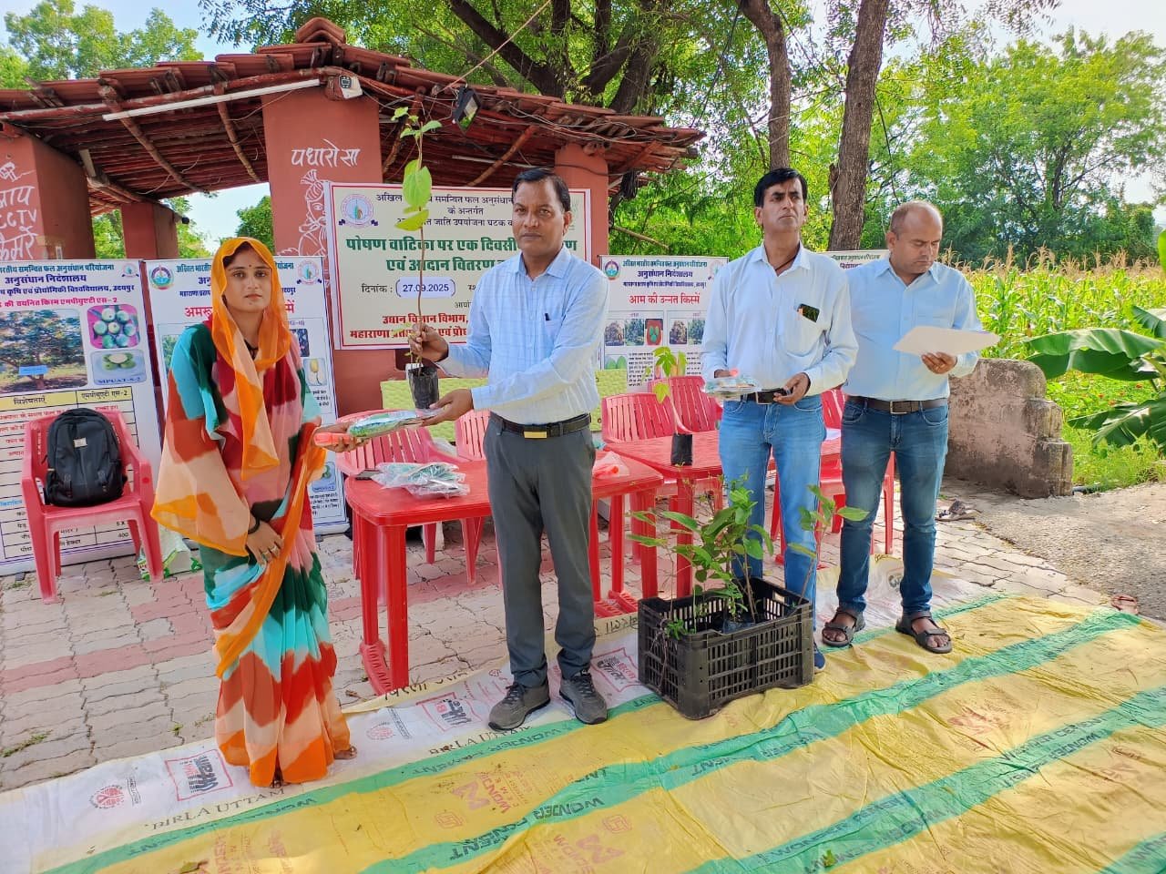 One-Day Women Farmer Training and Agricultural Input Distribution Programme on Nutrition Garden