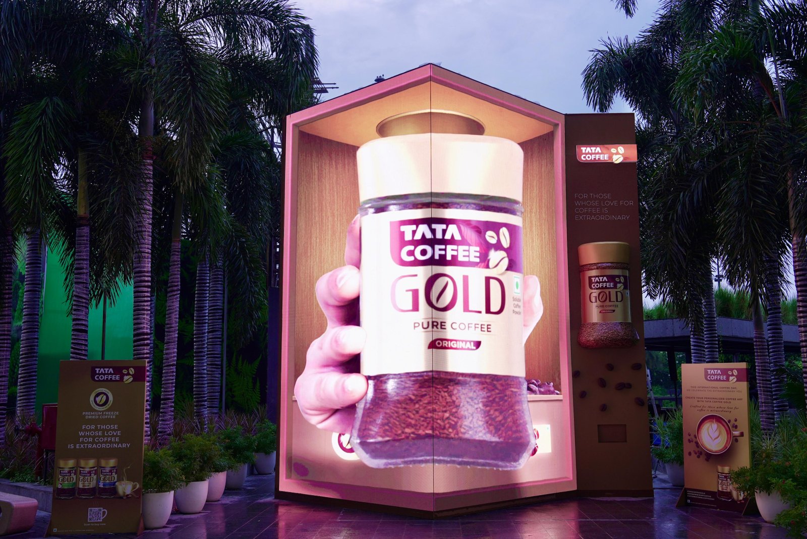 This International Coffee Day, Tata Coffee Gold Awakens the Senses with its One-of-a-Kind 3D Aroma-Anamorphic Experience