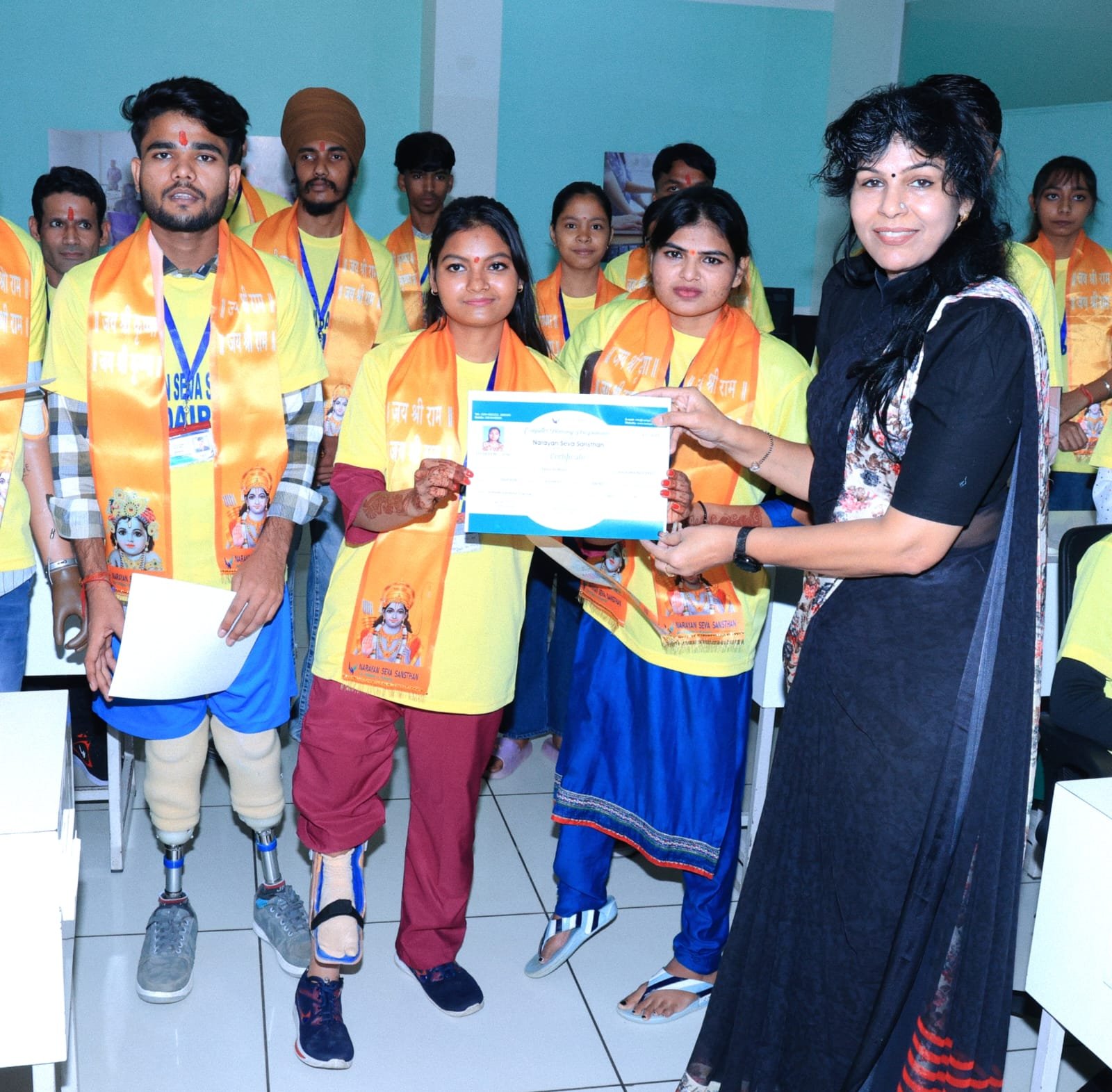 #### NSS Completes 68th Batch of Computer Course for Divyang Participants Certificates Distributed to Trainees