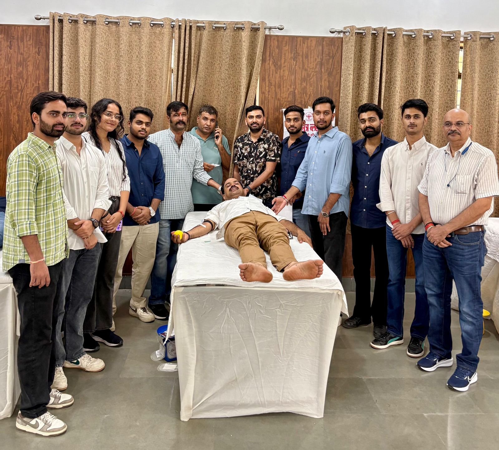 शौर्य मेडिकोज़ ऑर्गेनाइज़ेशन द्वारा विशाल रक्तदान का शिविर आयोजन